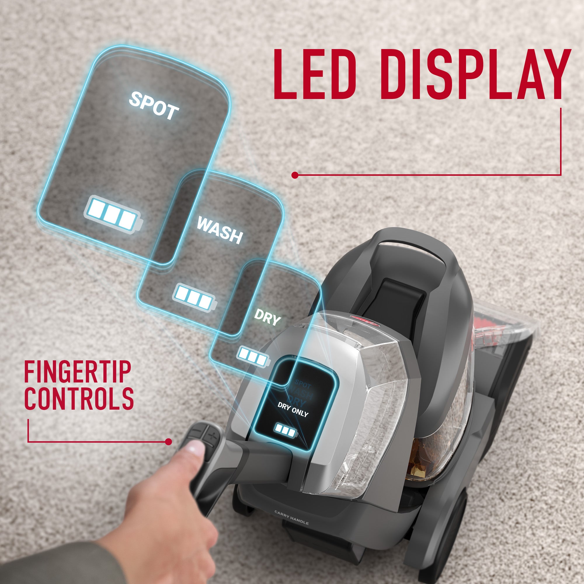 ONEPWR® SmartWash Cordless Carpet Cleaner - Image 11